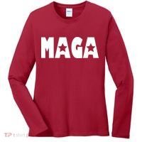 MAGA Star Logo Make America Great Again Women's Long Sleeve Shirt thumb 0