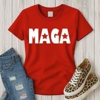 MAGA Star Logo Make America Great Again Women's T-Shirt thumb 3