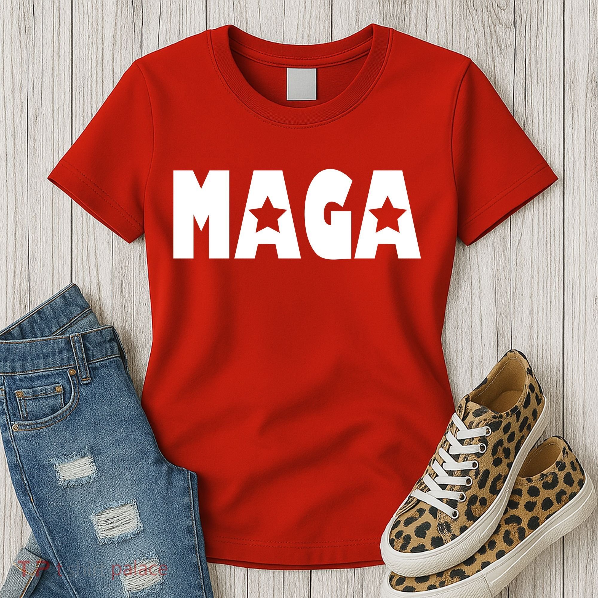 MAGA Star Logo Make America Great Again Women's T-Shirt