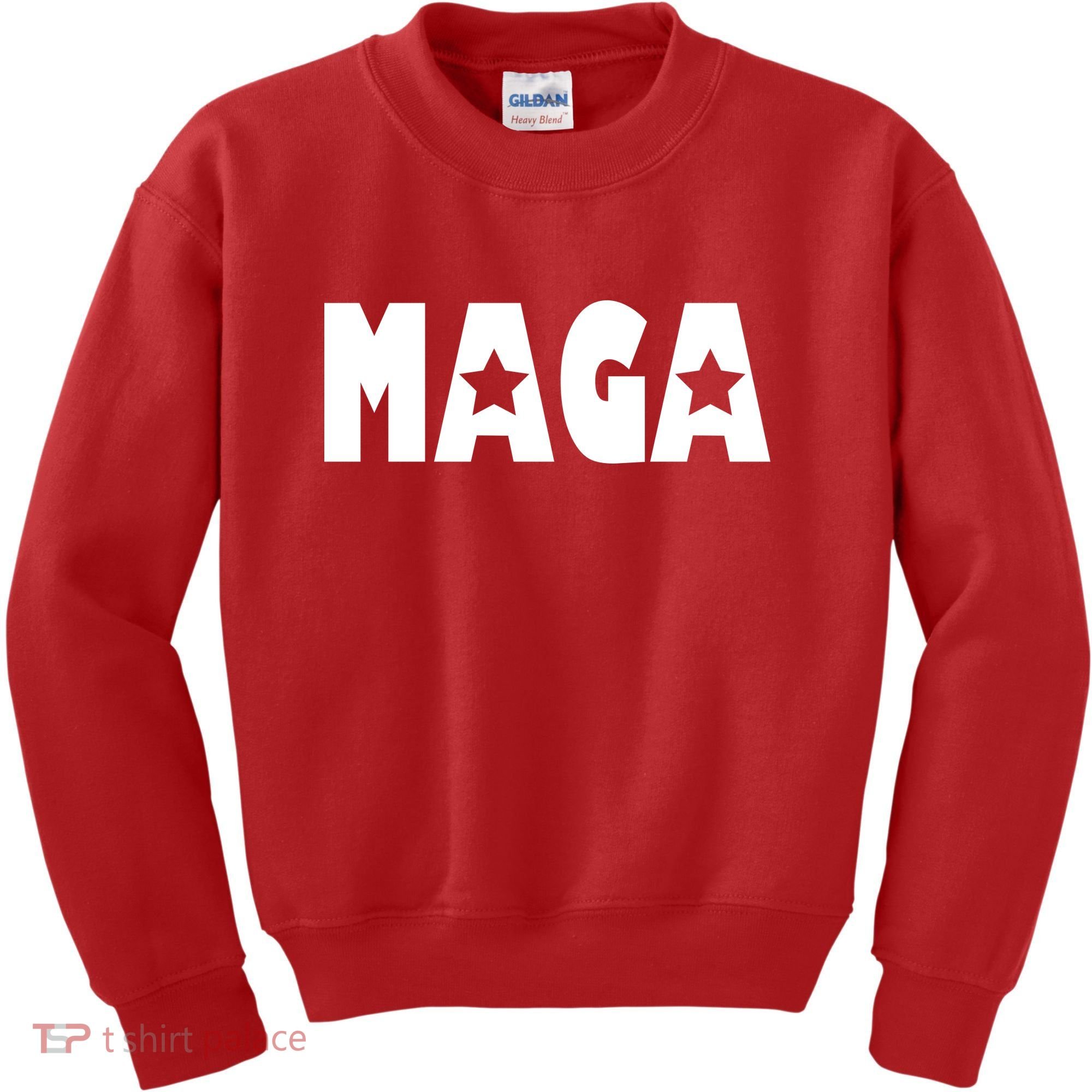 MAGA Star Logo Make America Great Again Kids Sweatshirt