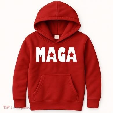 MAGA Star Logo Make America Great Again Kids Hoodie