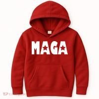 MAGA Star Logo Make America Great Again Kids Hoodie thumb 0