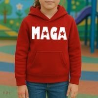 MAGA Star Logo Make America Great Again Kids Hoodie thumb 3