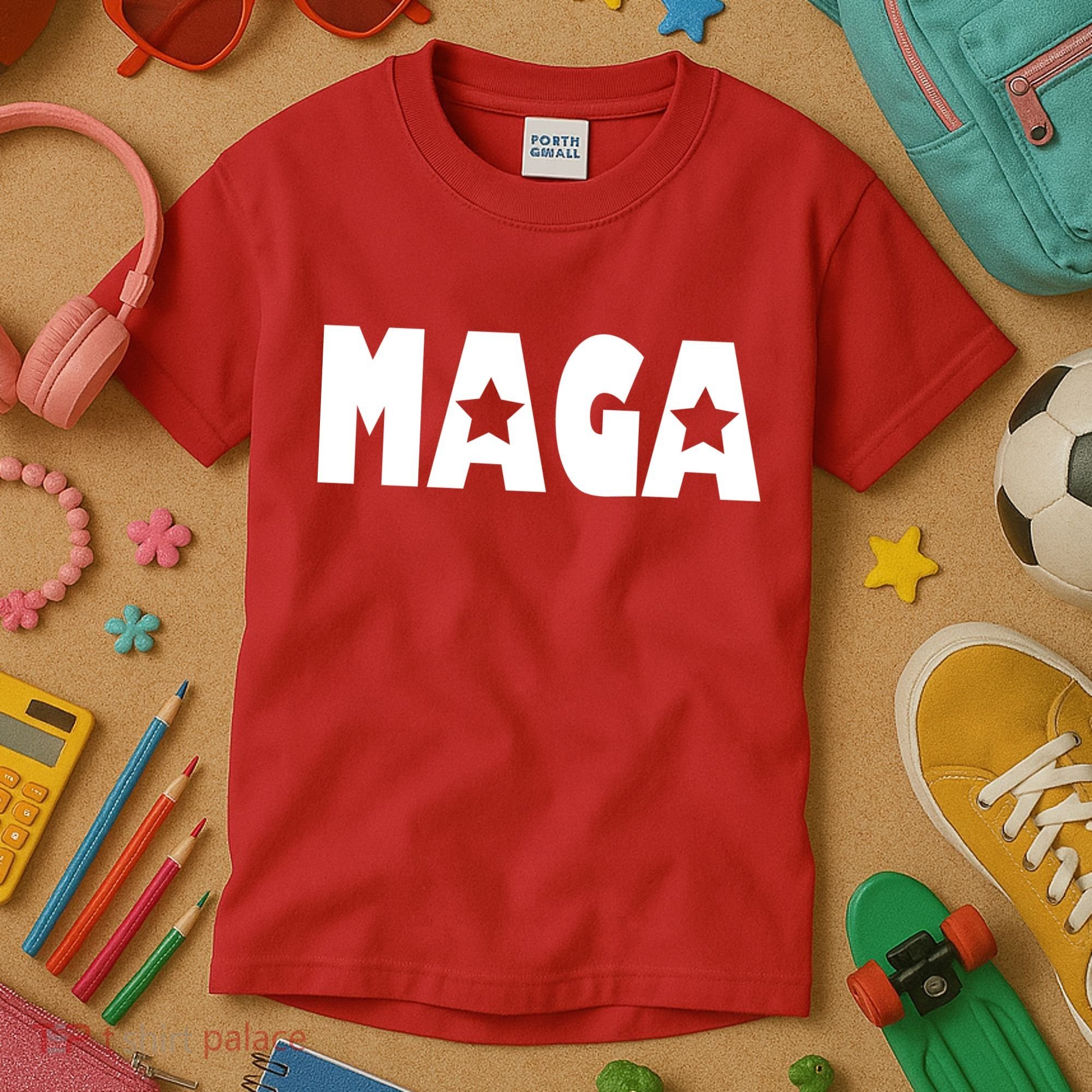 MAGA Star Logo Make America Great Again Kids T-Shirt