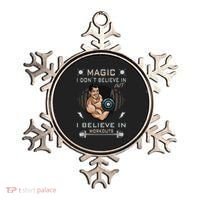 Magic I Don't Believe In But I Believe In Workouts Funny Gym Ornament thumb 0