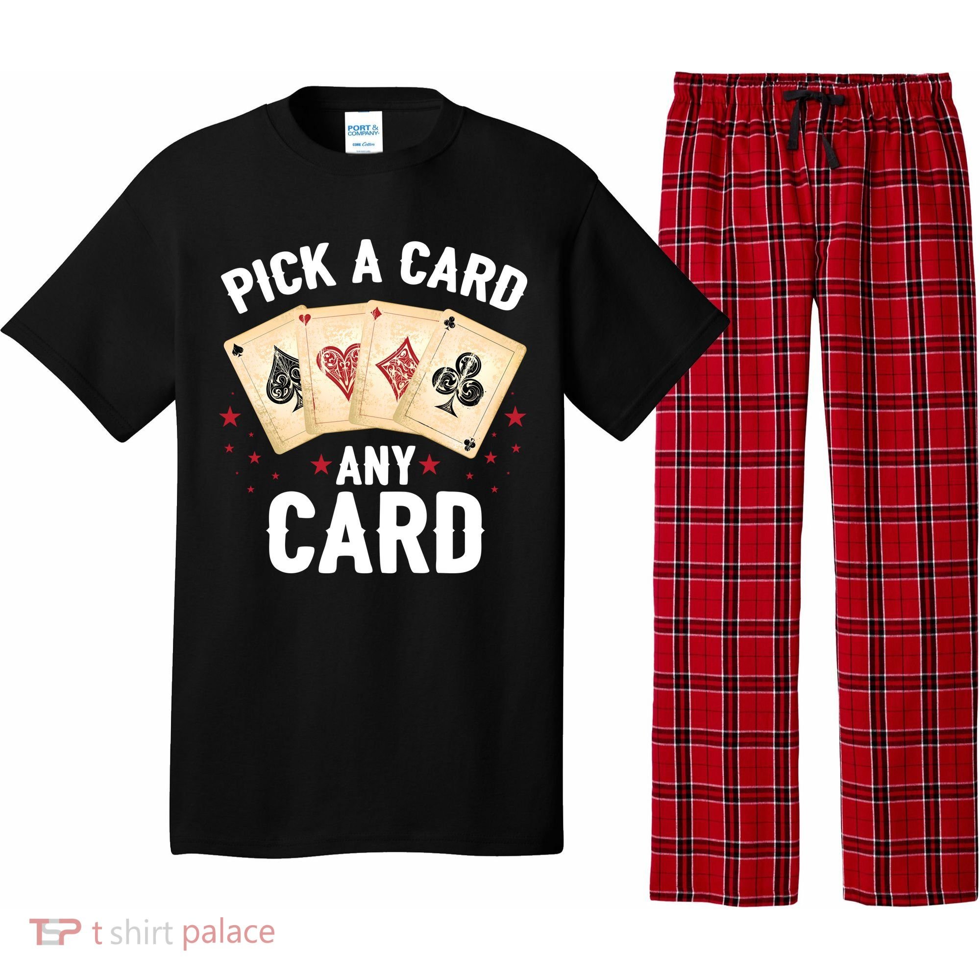 Magic Trick Pick A Card Any Card Magician Pajama Set