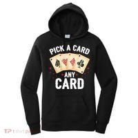 Magic Trick Pick A Card Any Card Magician Women's Hoodie thumb 0