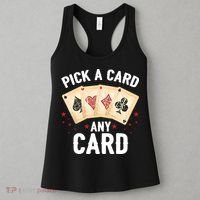 Magic Trick Pick A Card Any Card Magician Women's Tank Top thumb 3