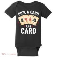 Magic Trick Pick A Card Any Card Magician Baby Bodysuit thumb 0