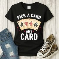 Magic Trick Pick A Card Any Card Magician Women's T-Shirt thumb 3