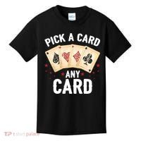 Magic Trick Pick A Card Any Card Magician Kids T-Shirt thumb 0