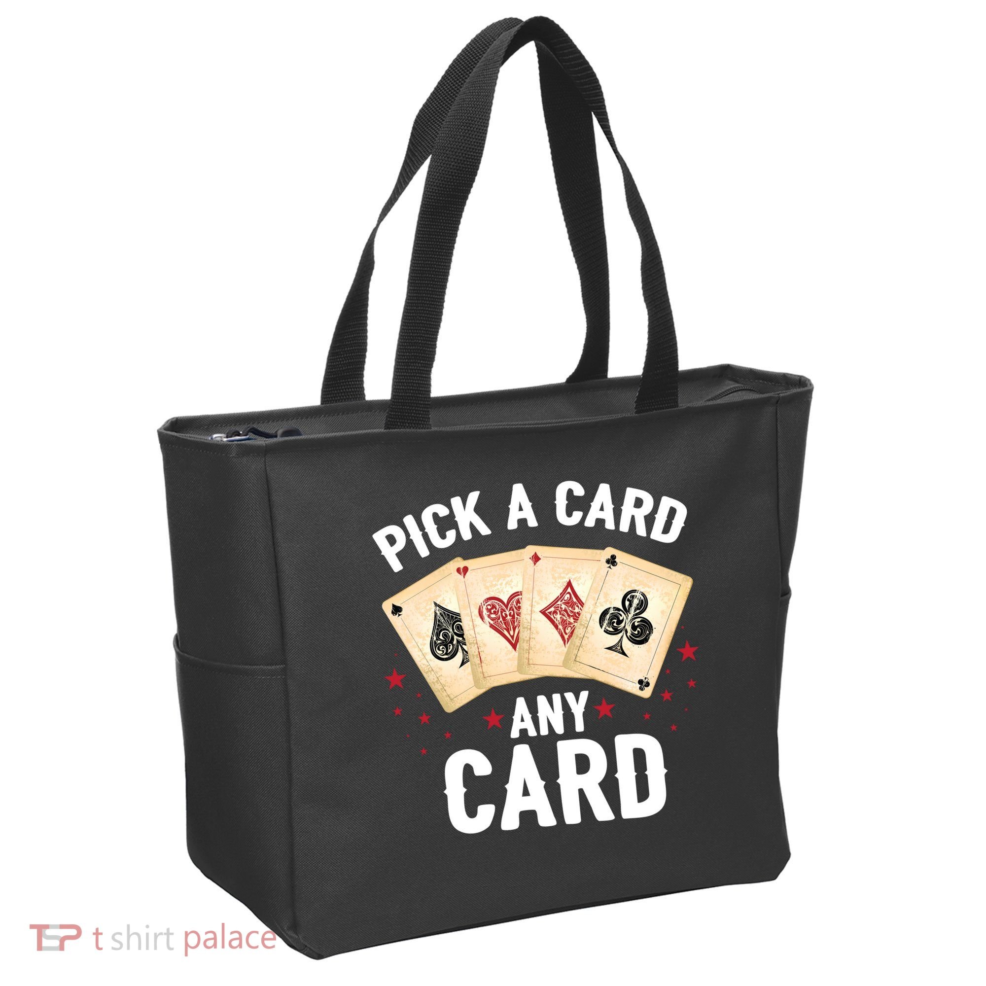Magic Trick Pick A Card Any Card Magician Tote Bag