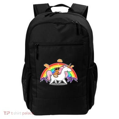 Magical Adventure Tacos Cat Unicorn Rainbow Backpack