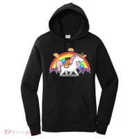 Magical Adventure Tacos Cat Unicorn Rainbow Women's Hoodie thumb 0