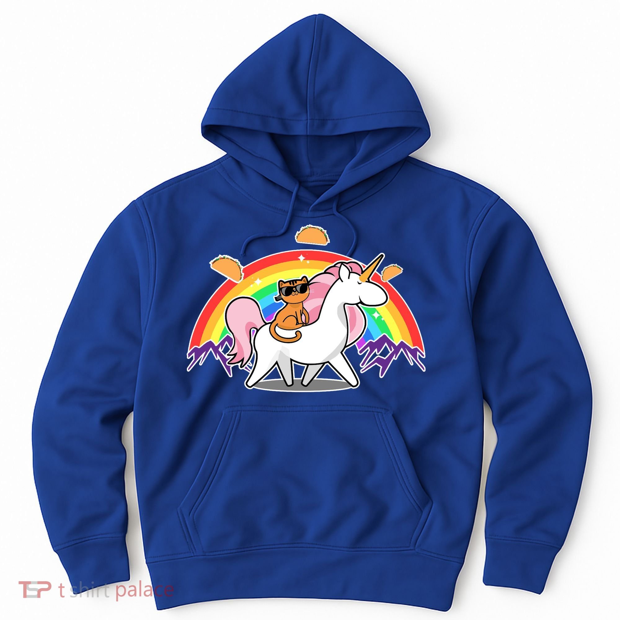 Magical Adventure Tacos Cat Unicorn Rainbow Hoodie