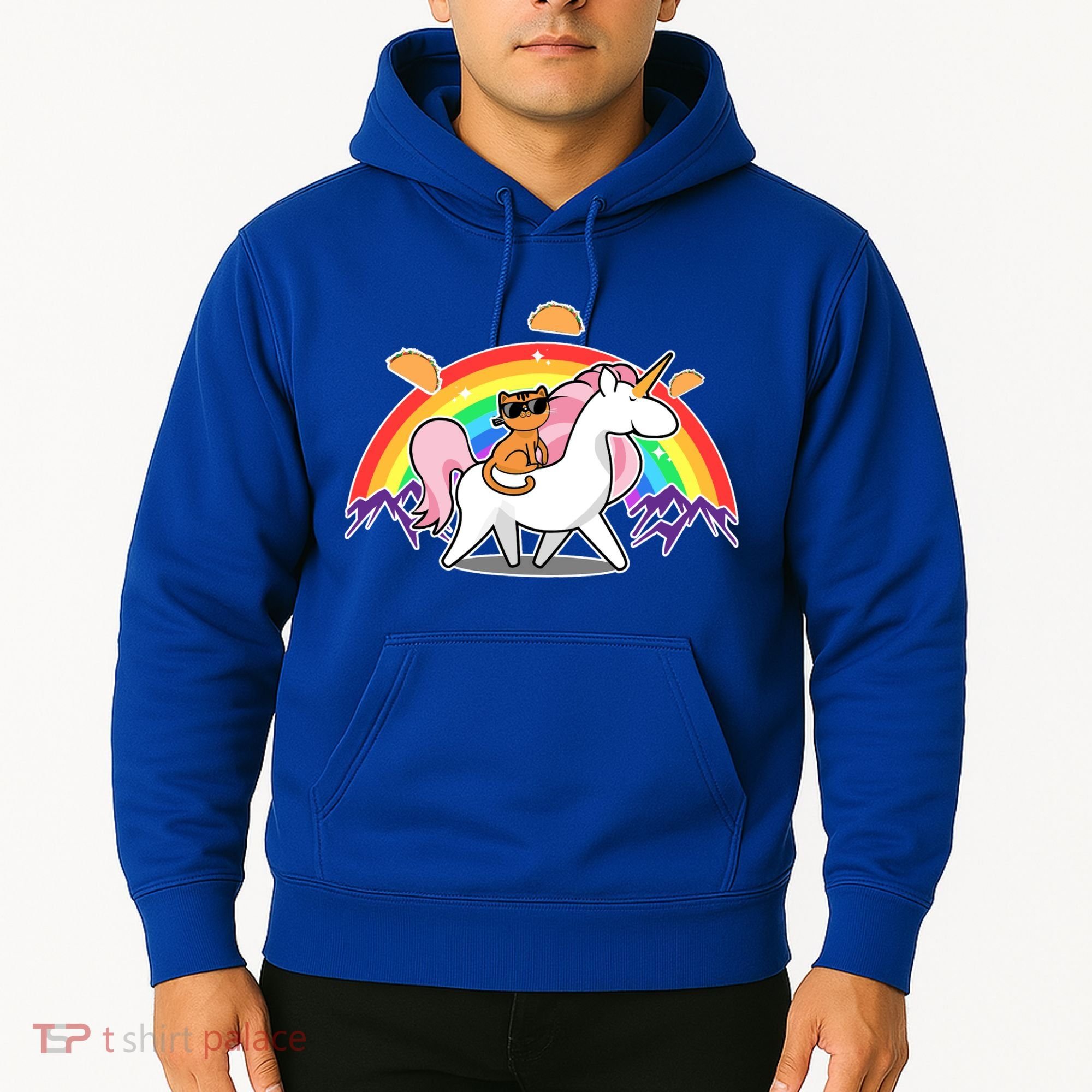 Magical Adventure Tacos Cat Unicorn Rainbow Hoodie