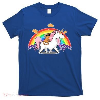 Magical Adventure Tacos Cat Unicorn Rainbow T-Shirt