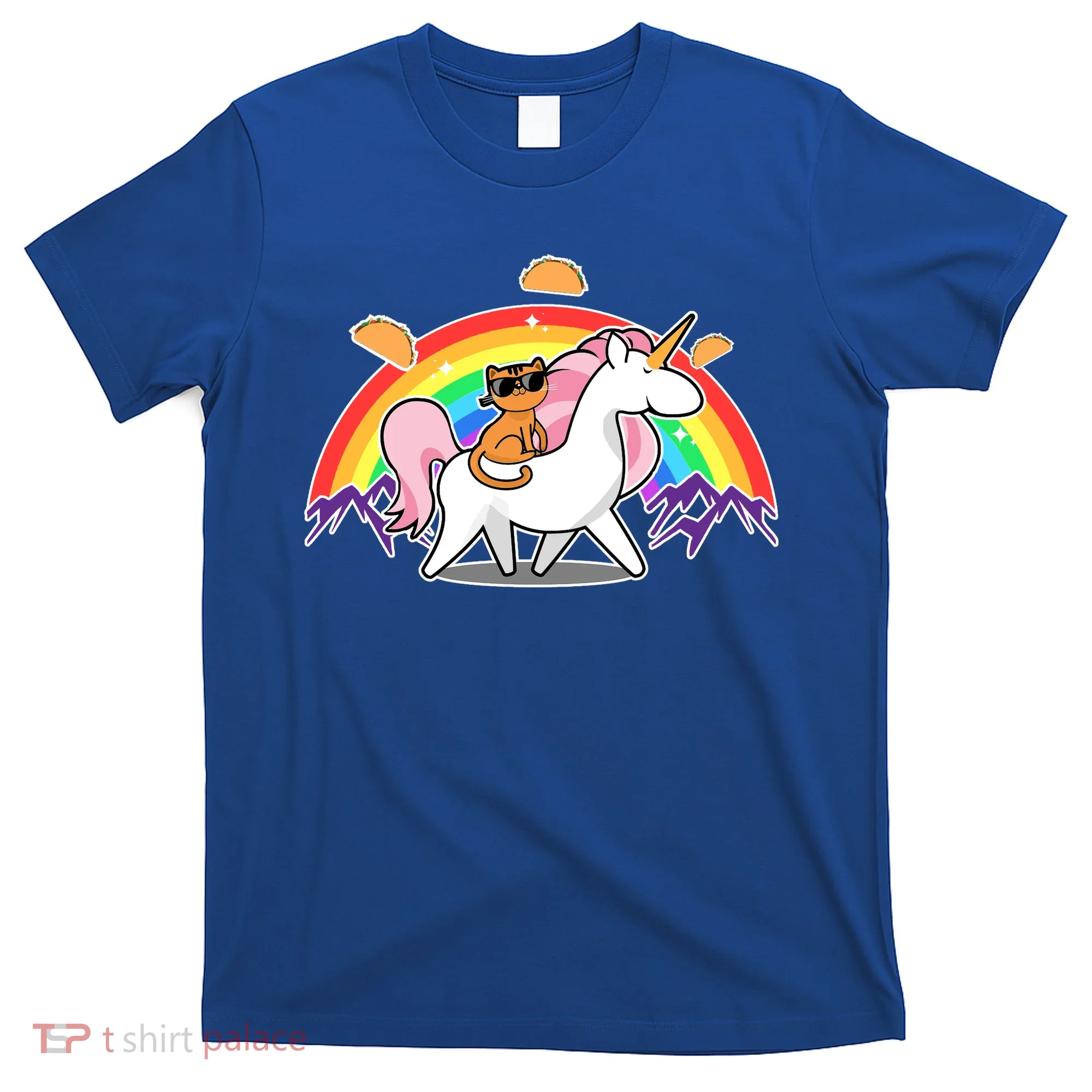 Magical Adventure Tacos Cat Unicorn Rainbow T-Shirt