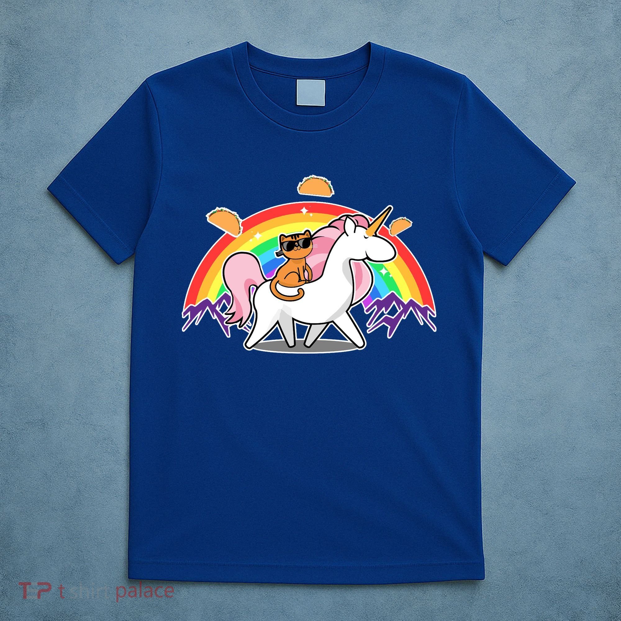 Magical Adventure Tacos Cat Unicorn Rainbow T-Shirt