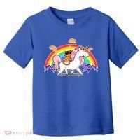 Magical Adventure Tacos Cat Unicorn Rainbow Toddler T-Shirt thumb 0