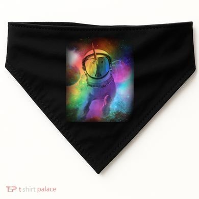 Magical Astronaut Unicorn In Space USA-Made Doggie Bandana