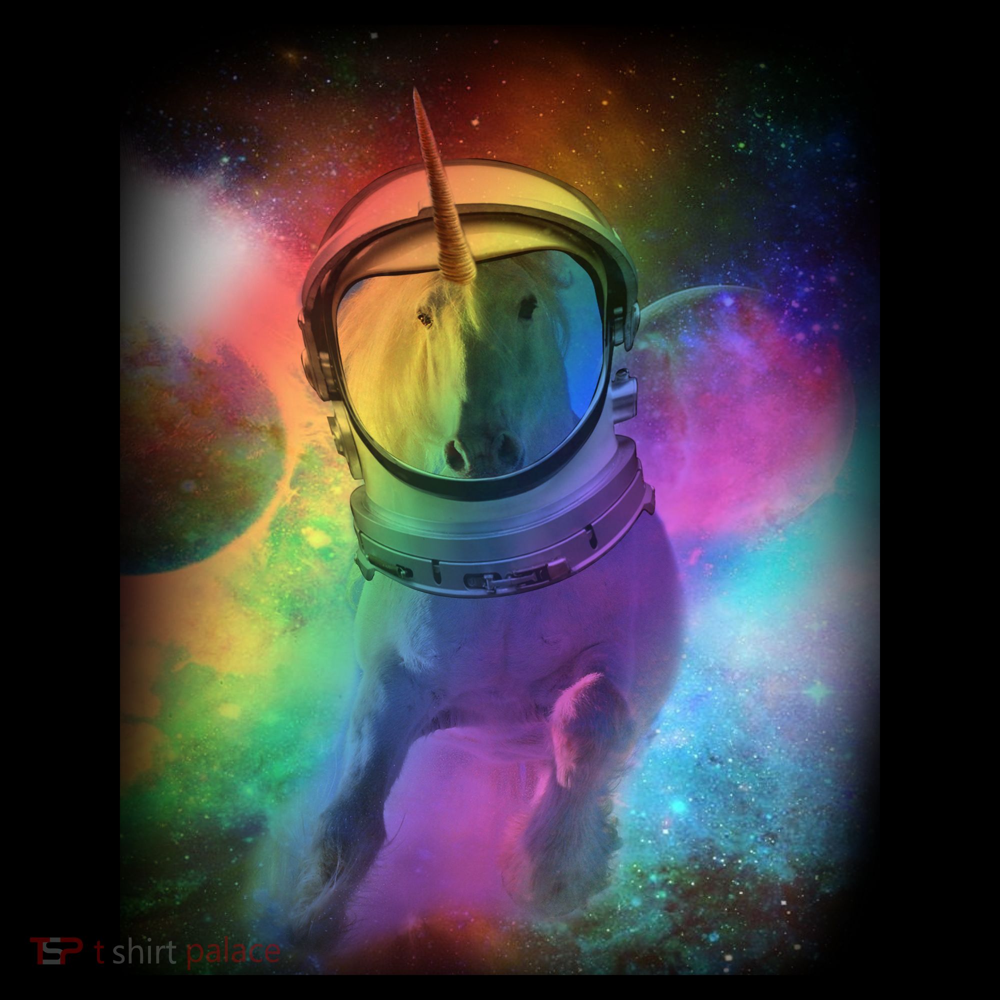 Magical Astronaut Unicorn In Space Long Sleeve Shirt