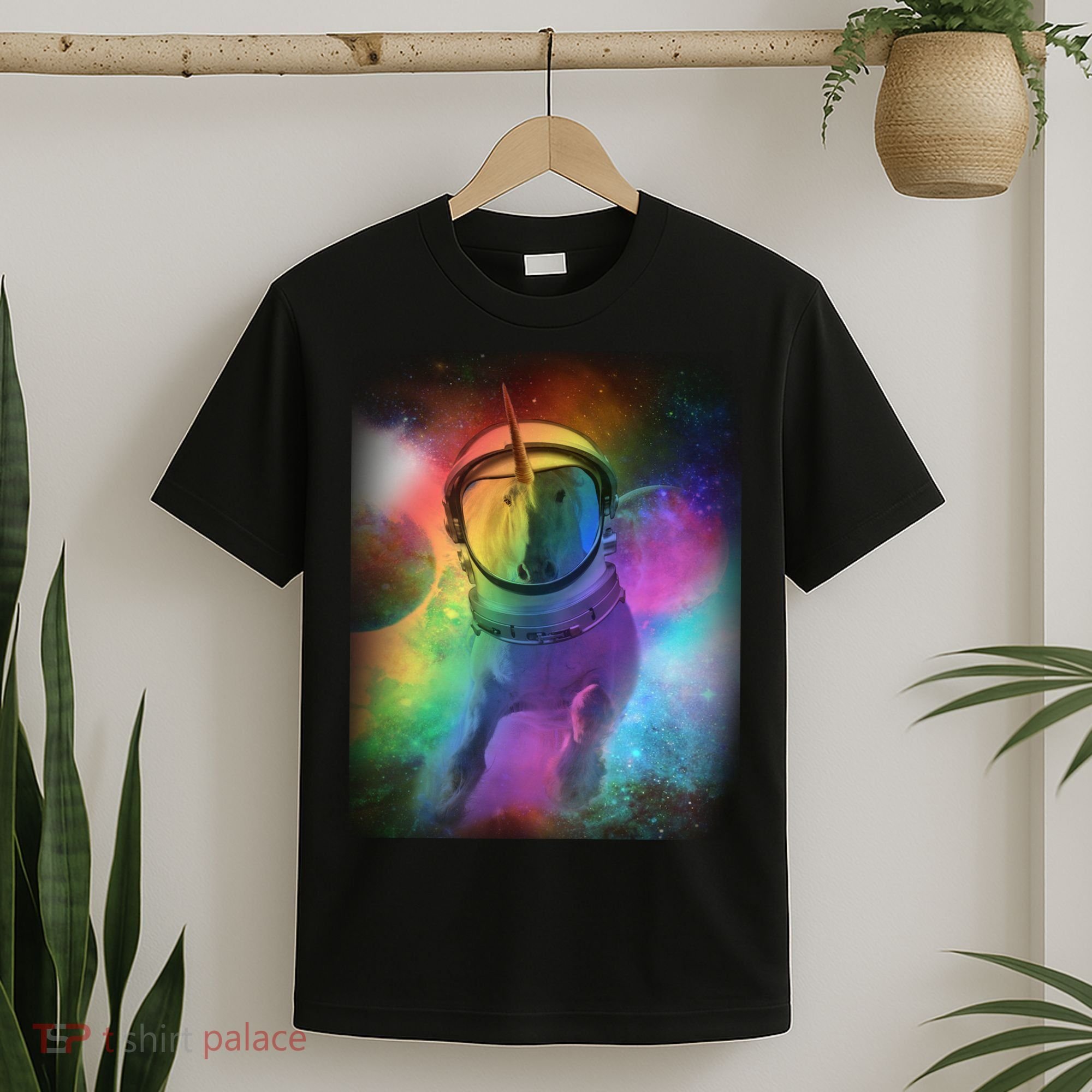 Magical Astronaut Unicorn In Space T-Shirt