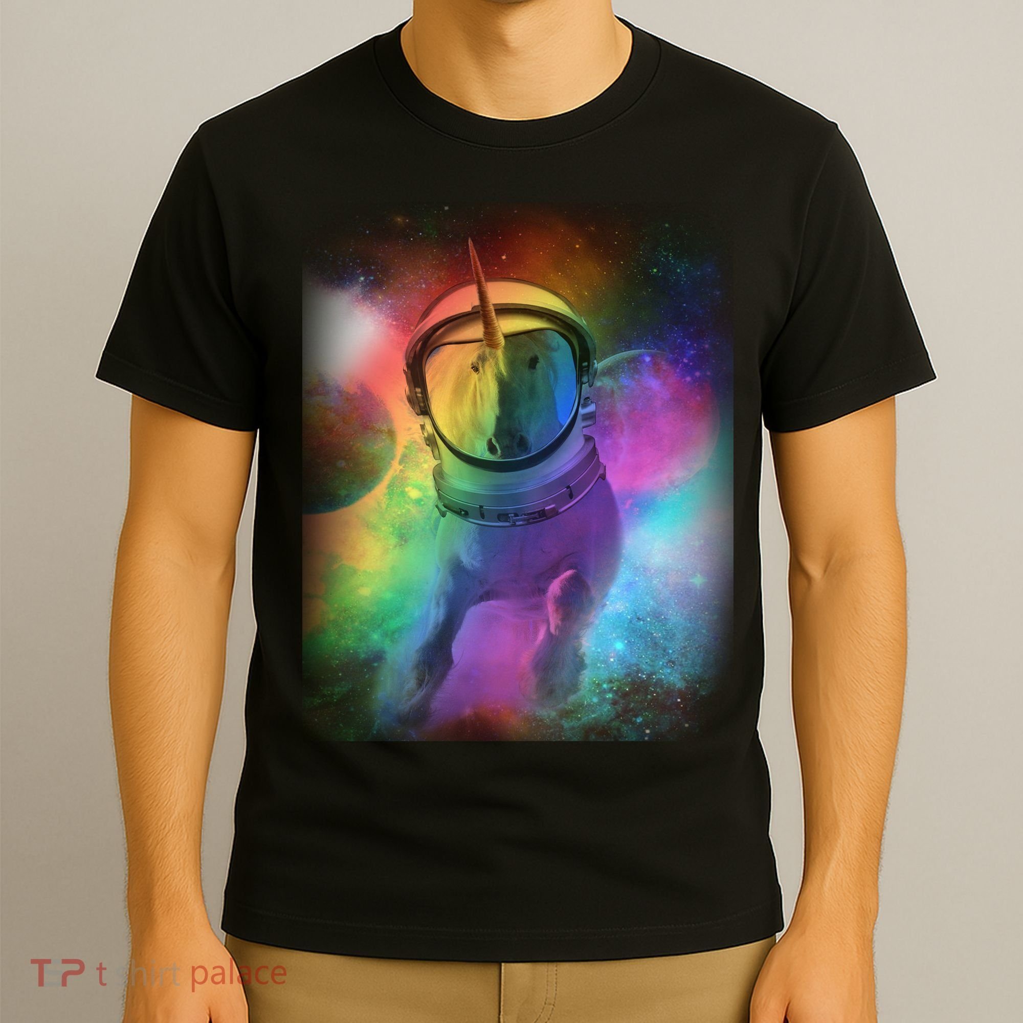 Magical Astronaut Unicorn In Space T-Shirt
