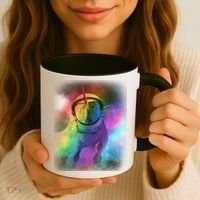 Magical Astronaut Unicorn In Space Coffee Mug thumb 3