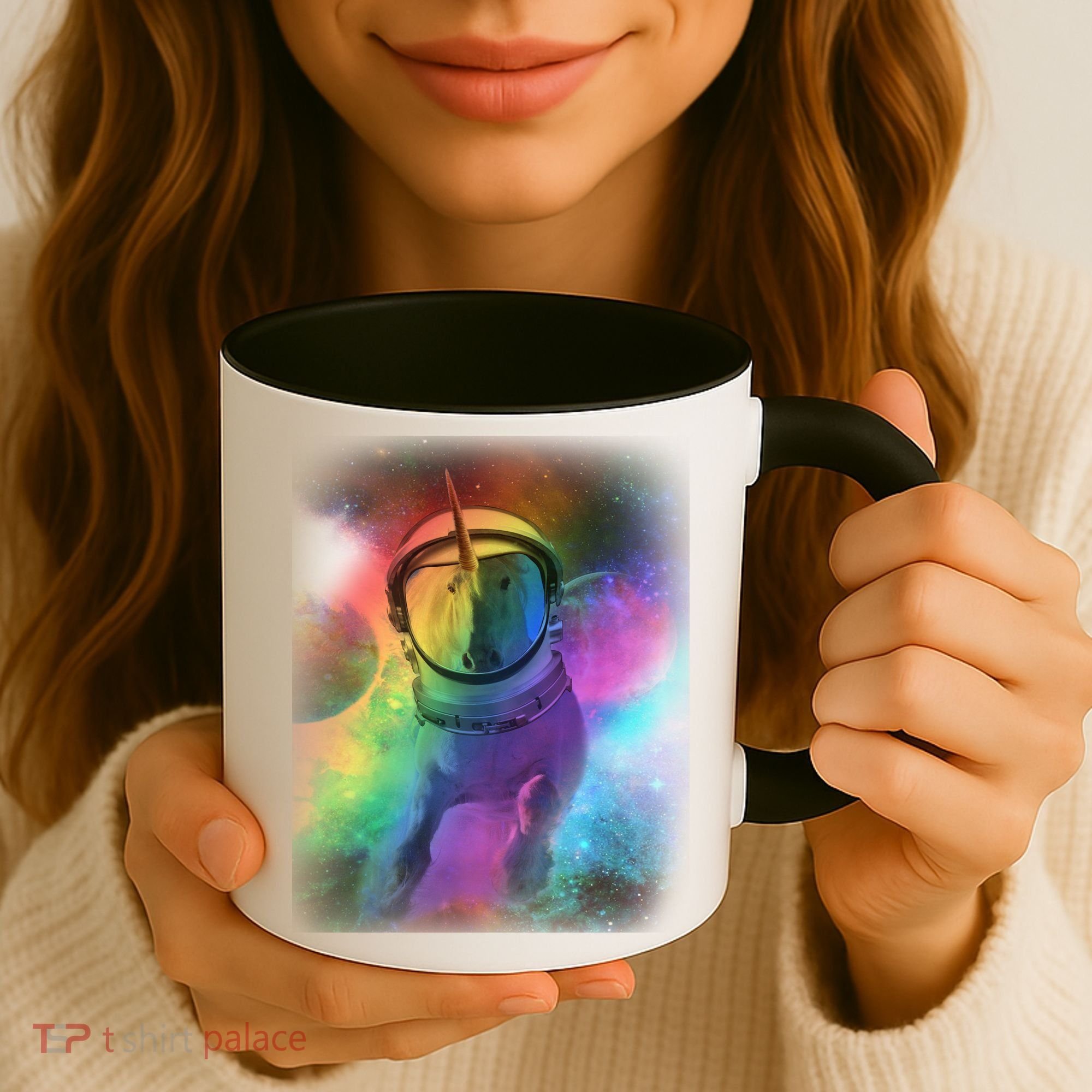 Magical Astronaut Unicorn In Space Coffee Mug