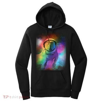Magical Astronaut Unicorn In Space Women's Hoodie