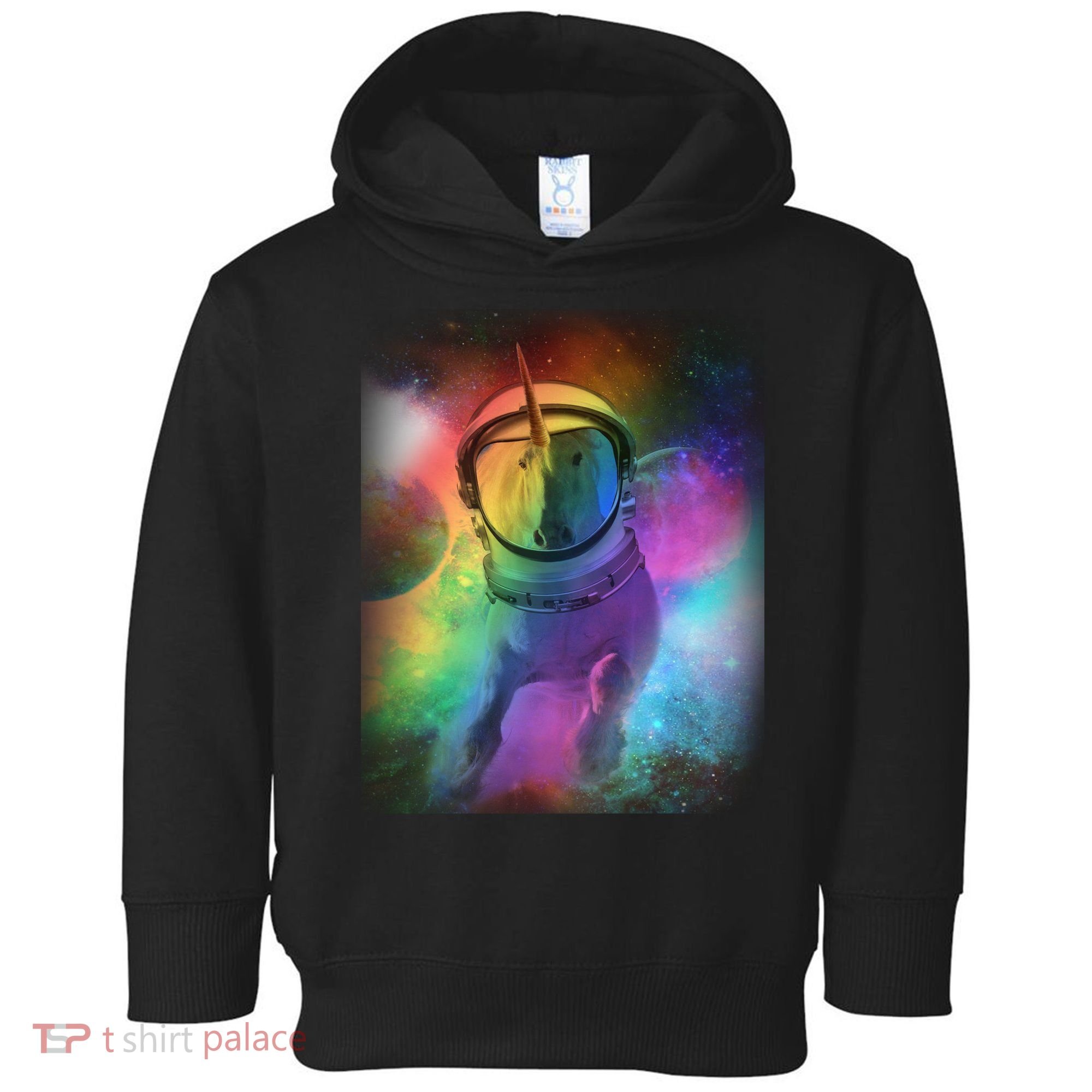 Magical Astronaut Unicorn In Space Toddler Hoodie