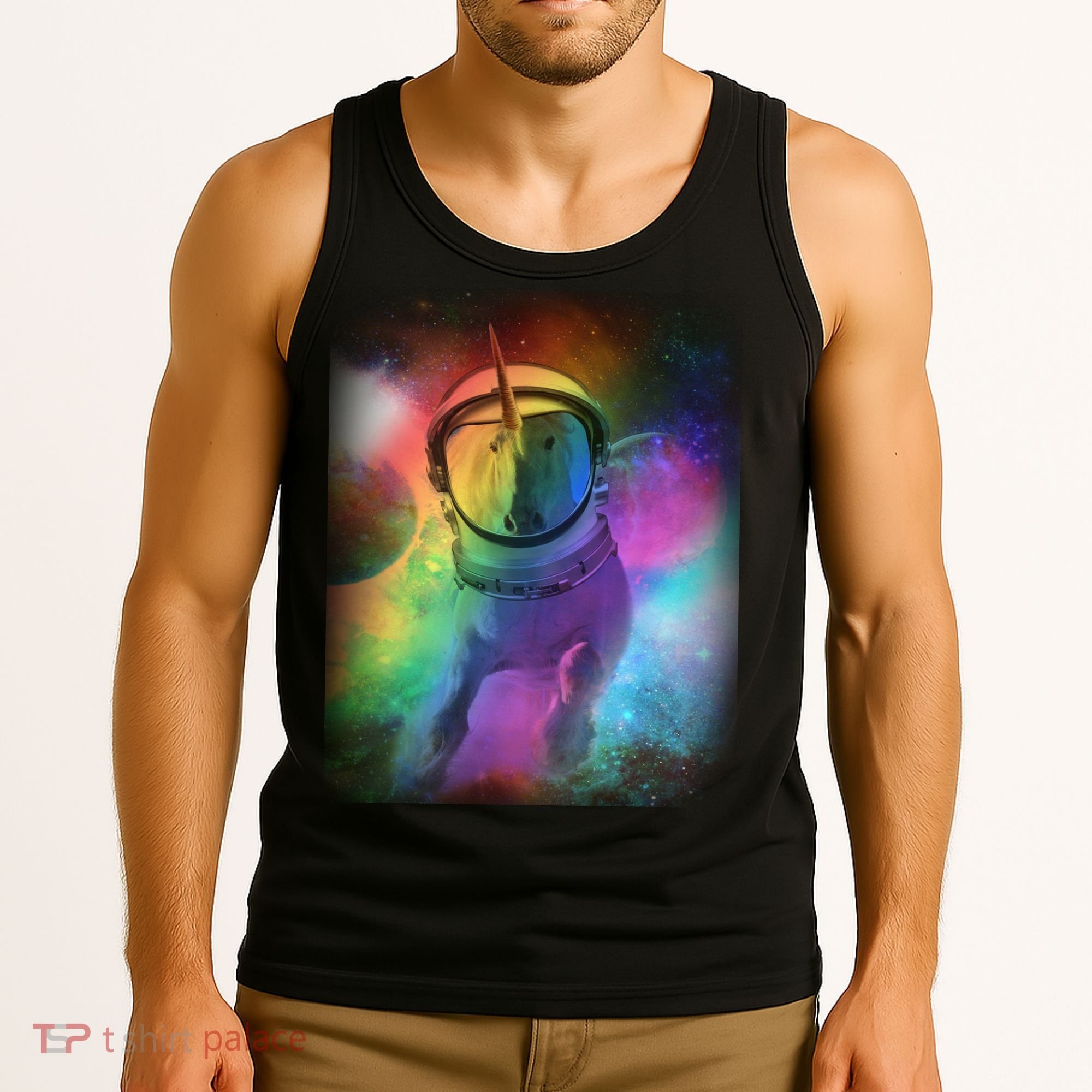 Magical Astronaut Unicorn In Space Tank Top