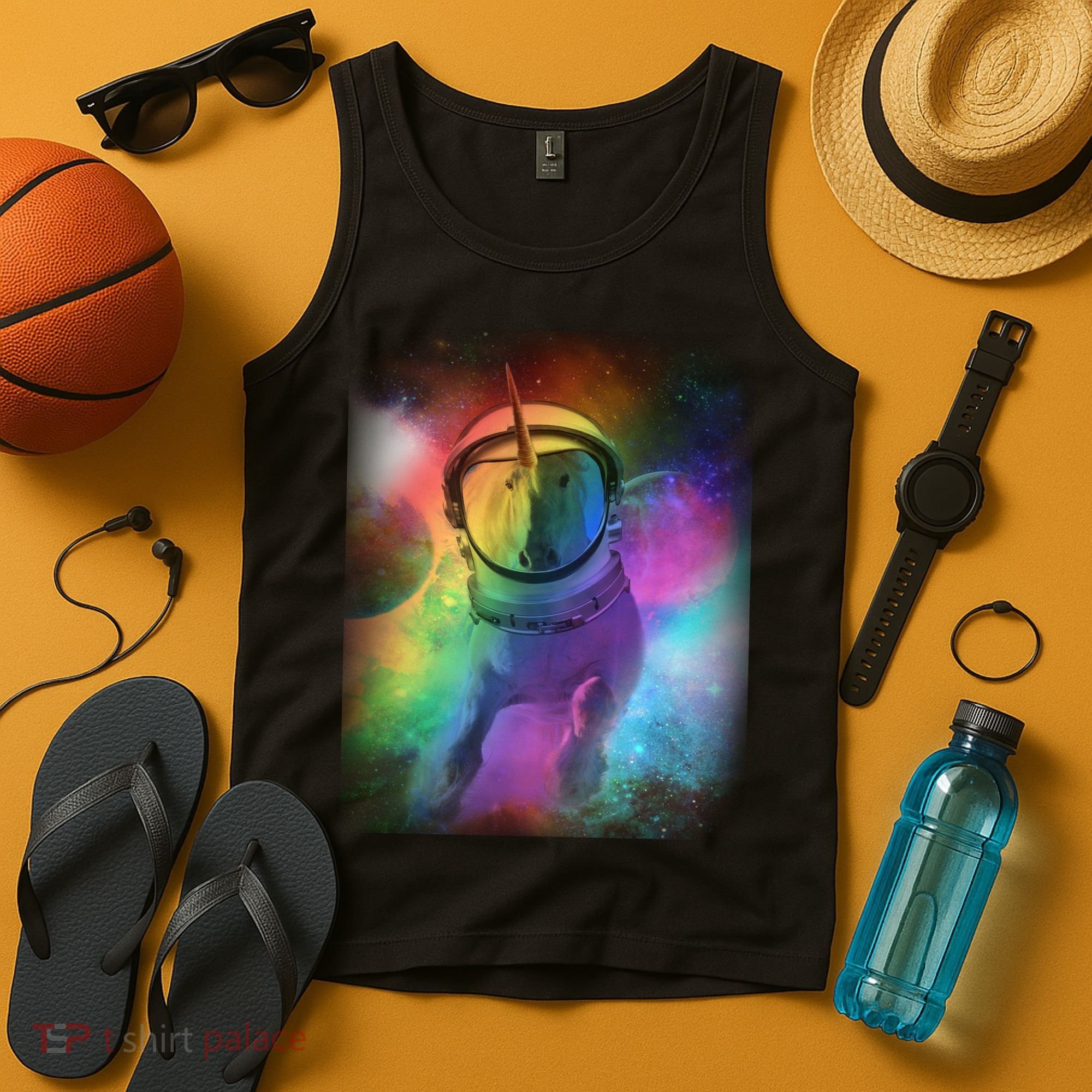 Magical Astronaut Unicorn In Space Tank Top
