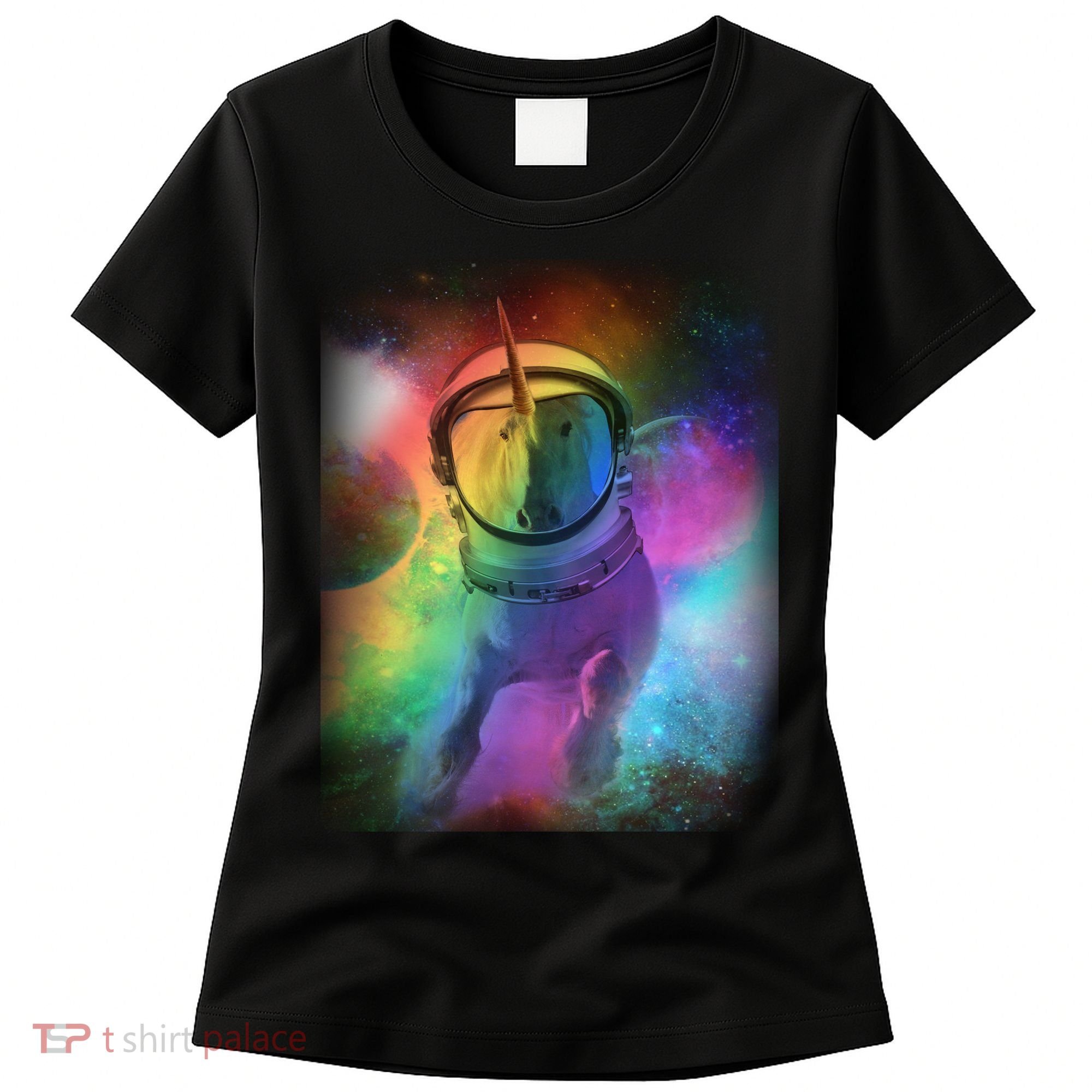 Magical Astronaut Unicorn In Space Women's T-Shirt