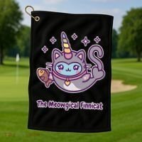 Magical Finnimals Finnicat Unicorn Golf Towel thumb 1