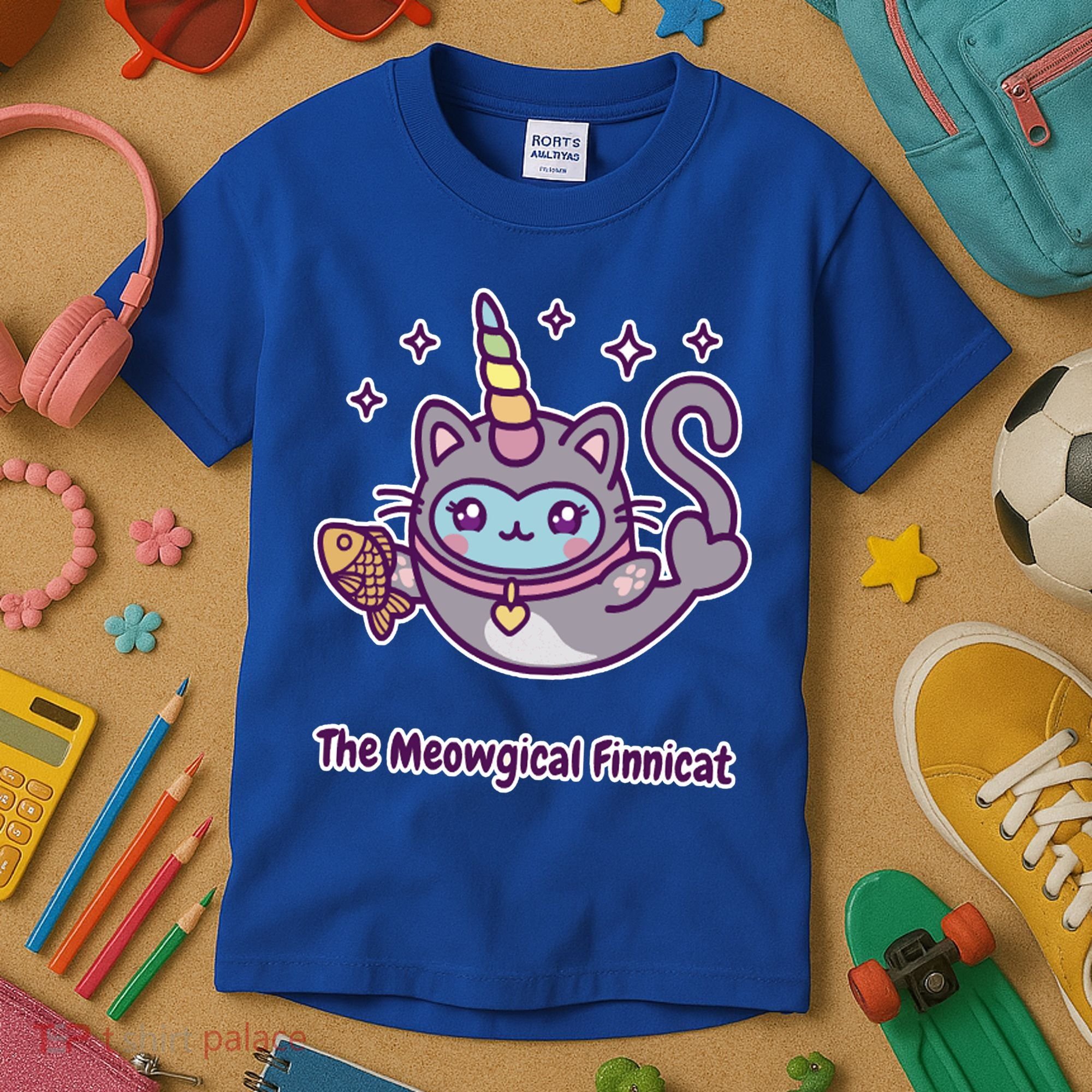 Magical Finnimals Finnicat Unicorn Kids T-Shirt