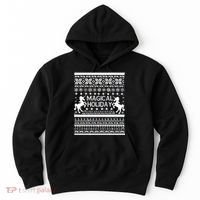 Magical Holiday Unicorn Ugly Christmas Sweater Hoodie thumb 0