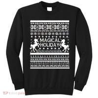 Magical Holiday Unicorn Ugly Christmas Sweater Sweatshirt thumb 0