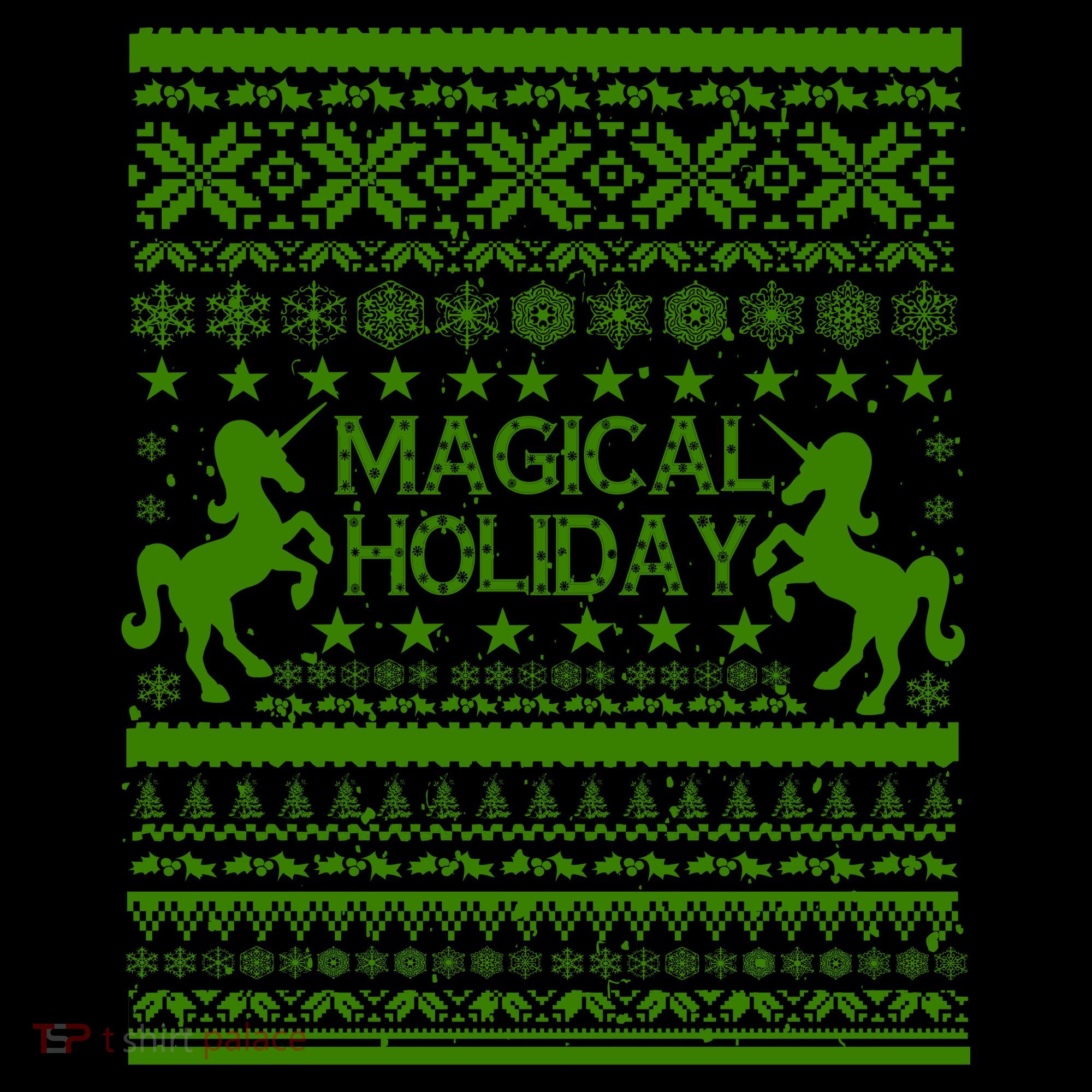 Magical Holiday Unicorn Ugly Christmas Sweater Coffee Mug