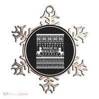 Magical Holiday Unicorn Ugly Christmas Sweater Ornament thumb 0