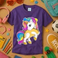 Magical My Little Taco-Corn Kids T-Shirt thumb 3