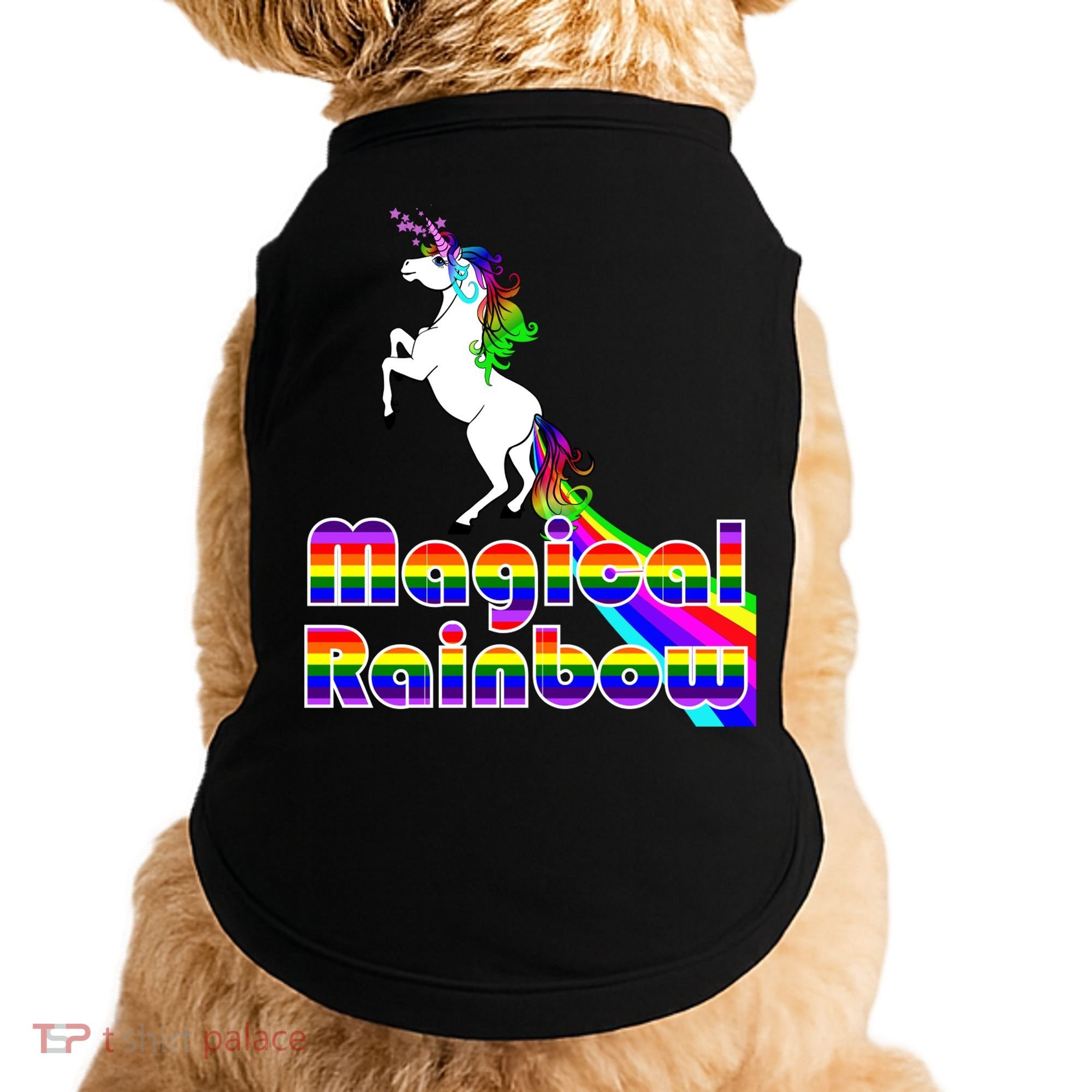 Magical Rainbow Unicorn Doggie Tank