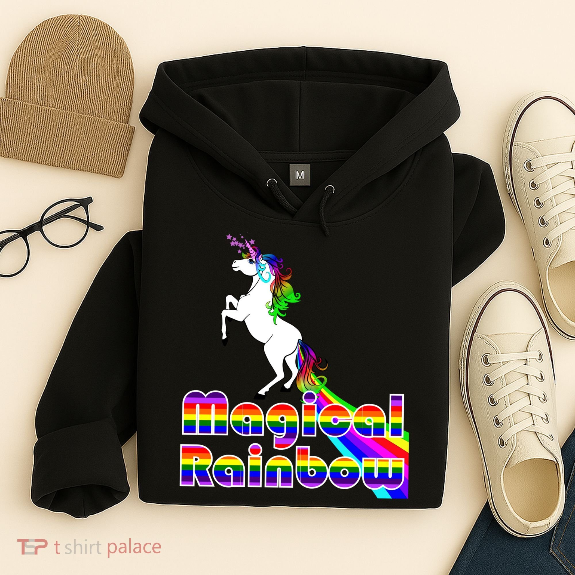 Magical Rainbow Unicorn Hoodie