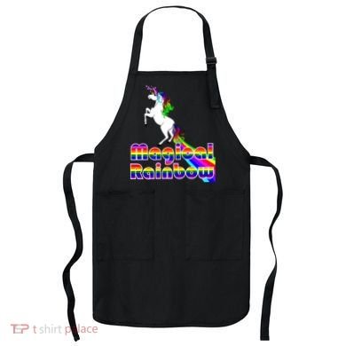 Magical Rainbow Unicorn Apron