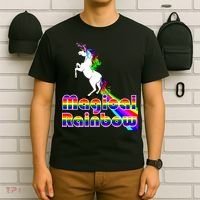 Magical Rainbow Unicorn T-Shirt thumb 6