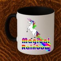 Magical Rainbow Unicorn Coffee Mug thumb 2
