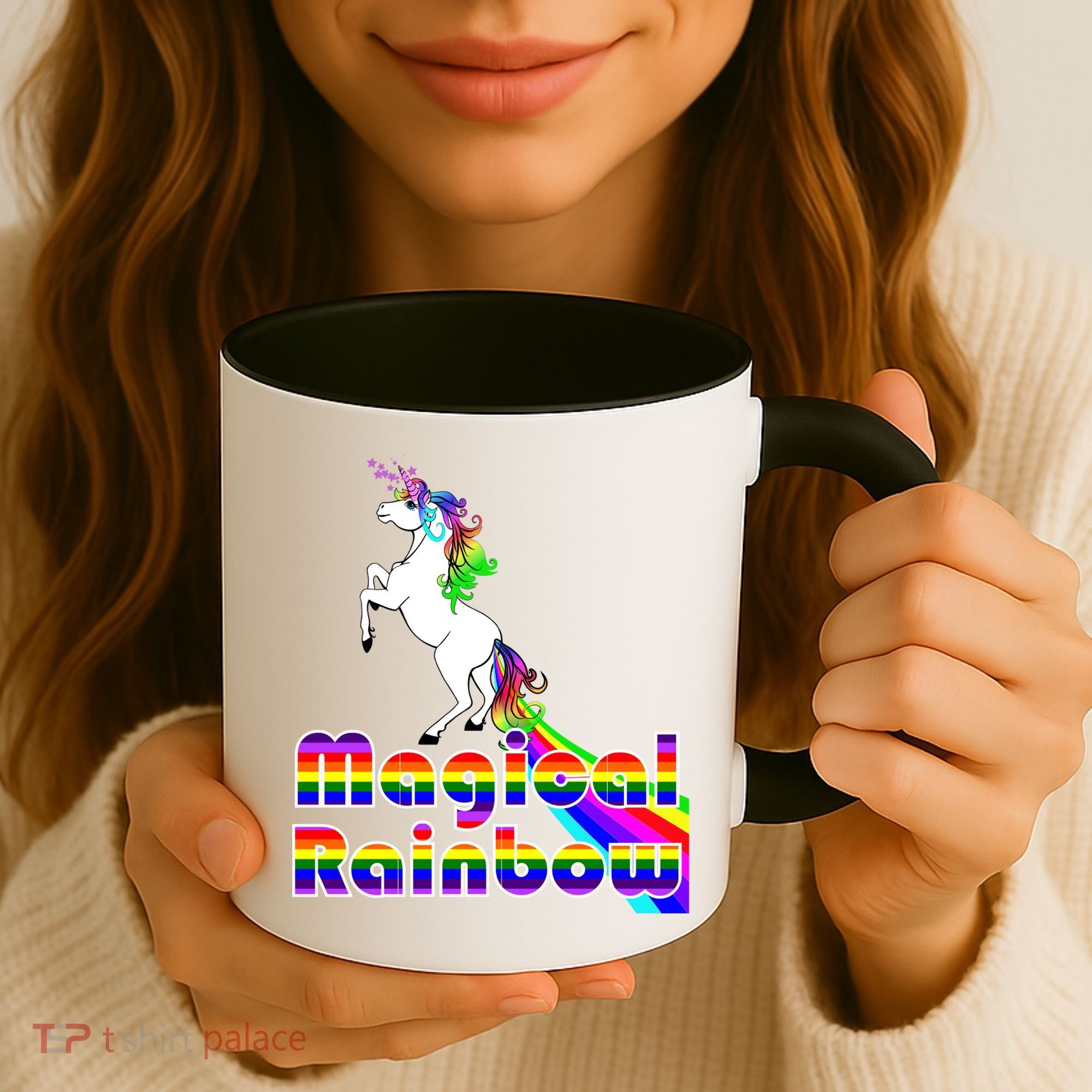 Magical Rainbow Unicorn Coffee Mug