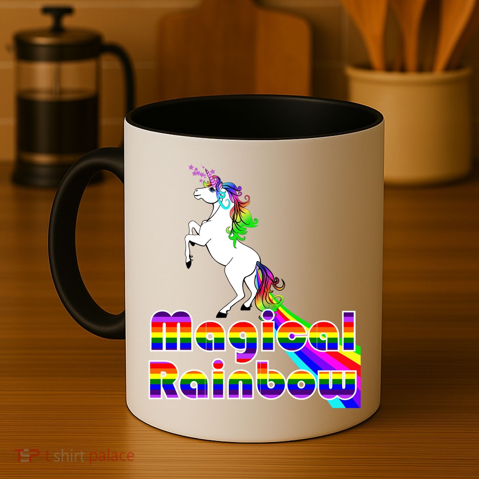 Magical Rainbow Unicorn Coffee Mug