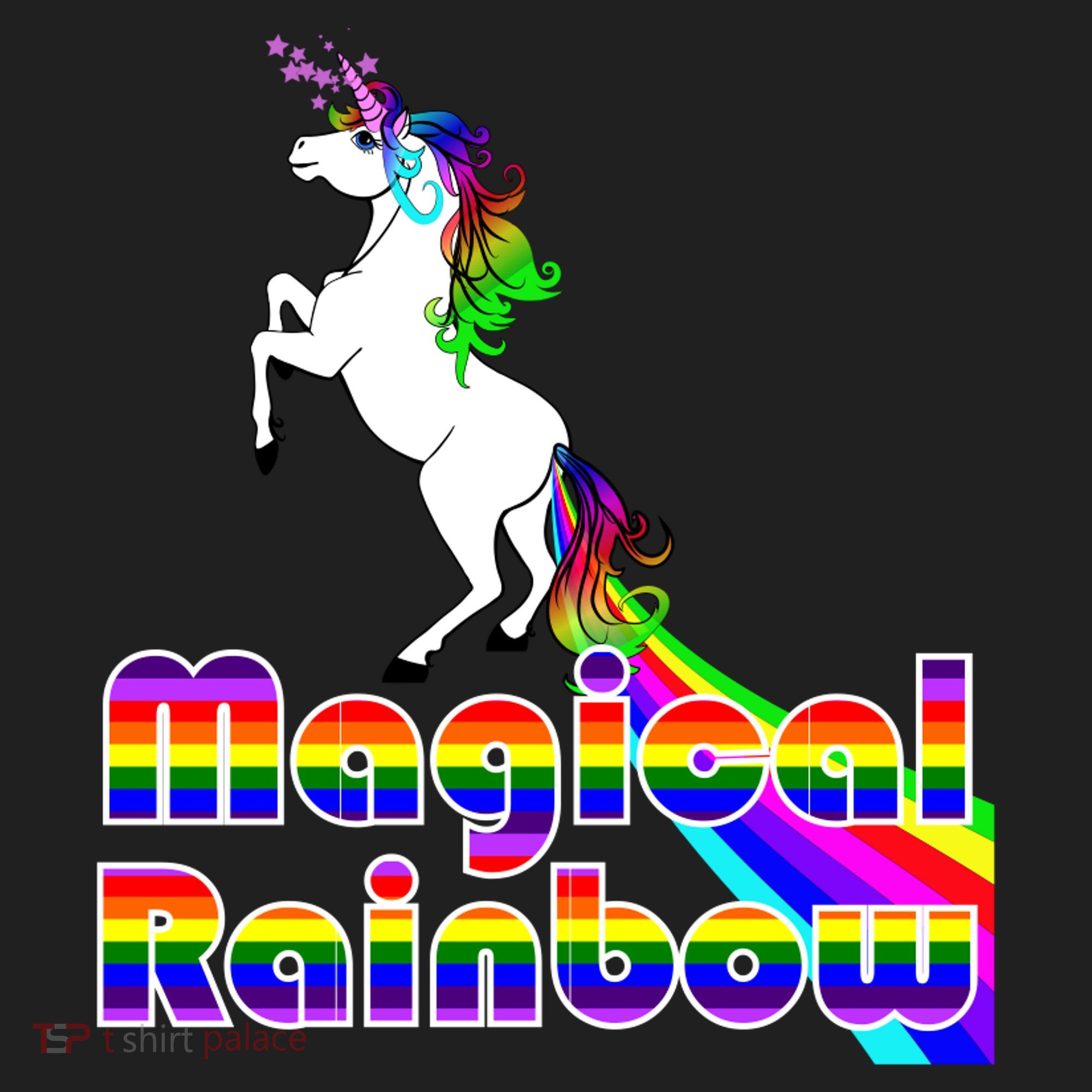 Magical Rainbow Unicorn Beanie